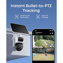Load image into Gallery viewer, eufy Security eufyCam S4, 2-Cam Kit, 4K Solar, 3-Lens PTZ,Wireless System, BlackWhite_185
