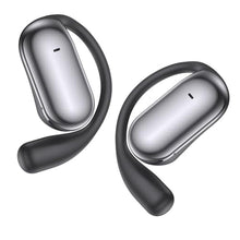 Load image into Gallery viewer, EUQQ Open Ear Bluetooth 5.4 Earbuds, Wireless Headphones Sport Over Earphones Built-in Mic with Ear Hooks, 50H Playtime Ear Buds Fast Charging, IPX7 Waterproof for Running/Workout, Black, CarbonBlack_1
