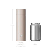 Load image into Gallery viewer, Ever Vessel Mini Stainless Steel Water Bottle 14oz - Non-insulated | Designed for Bags | Slim, Ultra Lightweight &amp; Stylish Desert Beige_6511
