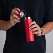Load image into Gallery viewer, Ever Vessel Mini Stainless Steel Water Bottle 14oz - Non-insulated | Designed for Bags | Slim, Ultra Lightweight &amp; Stylish Red_6502
