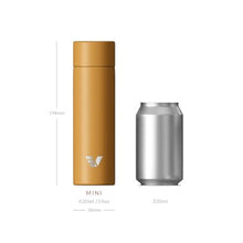Load image into Gallery viewer, Ever Vessel Mini Stainless Steel Water Bottle 14oz - Non-insulated | Designed for Bags | Slim, Ultra Lightweight &amp; Stylish - Yellow_6537
