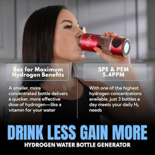 Load image into Gallery viewer, EVOLV Hydrogen Water Bottle, Water Ionizer, Leak Proof Design, Crimson_5484

