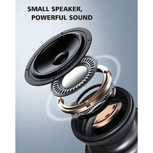 Load image into Gallery viewer, EWA A117 Mini Portable Wireless Bluetooth Speaker with Magnetic Base, Powerful Sound, Easy to Attach to Metal Surface, [Compatible with Magsafe, iPhone 15, 14, 13, 12 Pro/Max], Black_405
