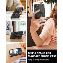 Load image into Gallery viewer, EWA A117 Mini Portable Wireless Bluetooth Speaker with Magnetic Base, Powerful Sound, Easy to Attach to Metal Surface, [Compatible with Magsafe, iPhone 15, 14, 13, 12 Pro/Max], Black_408
