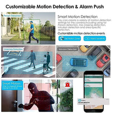 Load image into Gallery viewer, Eyessys 8MP 2.8mm Wide Angle 3840x2160 IP PoE Dome Turret 4K Security Camera with Mic/Audio,Outdoor IP67 Weatherproof,3pcs LED 98FT Color Night Image, White_379
