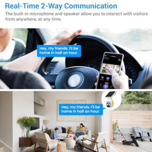 Load image into Gallery viewer, FameVibe 1080p Security Camera Wireless with Solar Panel, AI Human Detection, 2-Way Audio, Color Night Vision, Cloud Storage (Sold Separately), Indoor/Outdoor Surveillance Bullet Cam, White_1612
