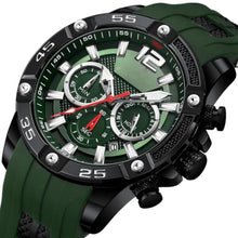 Load image into Gallery viewer, FAMVNTN Watch for Men Military Sport Waterproof Chronograph Mens Watches Analog Quartz Luminous Date Classic Stylish Fashion Wrist Watch Elegant Gift for Men Green_3597
