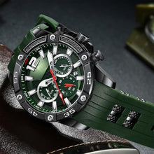 Load image into Gallery viewer, FAMVNTN Watch for Men Military Sport Waterproof Chronograph Mens Watches Analog Quartz Luminous Date Classic Stylish Fashion Wrist Watch Elegant Gift for Men Green_3599
