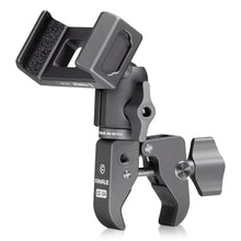 Load image into Gallery viewer, FANAUE Motorcycle Phone Mount with 1" Ball Head Adapter , Bike Phone Mount [1s Lock][Secure Protection], 360 Rotatable Phone Holder for Mountain Bike/ATV/Scooter Handlebar Fit for 6"-8.5" Phone, Silver_1
