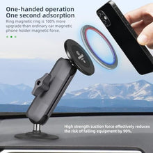 Load image into Gallery viewer, FANAUE SC-03T9 Car Mount Compatible with RAM Mount B Size Ball Head, Magnetic Phone Holder for Dashboard, Windshield &amp; Other Car Accessories - 4.7 to 7.5 inch Smartphones, Gray_3719
