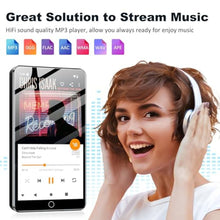 Load image into Gallery viewer, Fanvace 144GB MP3 Player with Bluetooth and WiFi, Android 13 OS MP3 &amp; MP4 Players with 4" Touchscreen and Speaker, MP3 Music Players with Spotify, Audible, Amazon Music, Play Store, Black_887
