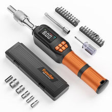 Load image into Gallery viewer, Fanwiike Rachet Digital Torque Screwdriver, 0.3-5.9 Ft.lb/0.4-8 Nm, 1/4'' Drive Inch Pound Torque Screwdriver Wrench Electrician with Buzzer &amp; LED Indicator for Bike Scope Mounting, InlbNm_1
