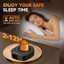 Load image into Gallery viewer, Fast Heating Mug Warmer, LED Display 3 Temperature Settings &amp; 2-12H Timer Candle Wax Warmer, Smart Safety Auto Shut-Off Coffee Cup Warmer Heater Plate for Chocolate Coffee Tea Milk Candle, Black_736
