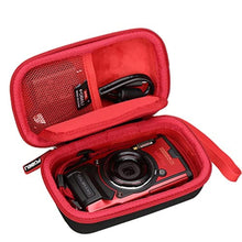 Load image into Gallery viewer, FBLFOBELI EVA Hard Carrying Case Compatible with OM SYSTEM Tough TG-7 / OLYMPUS Tough TG-6 / TG-5 / TG-4 Underwater Digital Camera (Case Only), BlackRedorBlackandBlackRed_1
