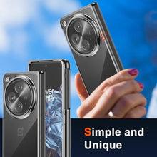 Load image into Gallery viewer, Feitenn for Oneplus Open 2023 Case,Oneplus Open Slim Hard PC Shockproof Case Cover Clear Shinning Bling Cool Case Touch ID Access Case for Oneplus Open/Oppo N3 (Silver, Oneplus Open)_129
