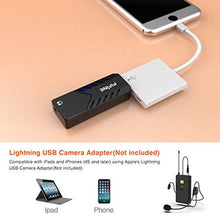 Load image into Gallery viewer, FIFINE Wireless Microphones for Computer, USB Wireless Microphone System for PC and Mac, Headset UHF System with USB Receiver,Transmitter, Headset and Clip Lavalier Lapel Mic-K031B, Black_486
