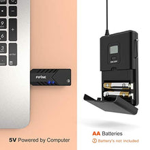 Load image into Gallery viewer, FIFINE Wireless Microphones for Computer, USB Wireless Microphone System for PC and Mac, Headset UHF System with USB Receiver,Transmitter, Headset and Clip Lavalier Lapel Mic-K031B, Black_487
