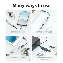Load image into Gallery viewer, FiiO/JadeAudio KA13 Portable DAC Dongle, USB-C Adapter, 3.5mm and 4.4mm Outputs Compatible with Android/iOS System/PC/Music Players, PCM 384kHz/32bit | DSD256 550mW high Power (Black)_7443
