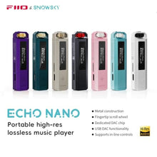 Load image into Gallery viewer, FiiO SNOWSKY Echo Nano Retro HiFi Music Player with Scroll Wheel, CS43131 DAC, USB DAC, Lossless Audio Player Supporting DSD256/FLAC/WAV/MP3, 3.5mm Output, 256GB Expansion(White)_126
