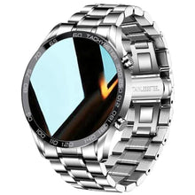Load image into Gallery viewer, FILIEKEU Men Smart Watch for Android iOS, Bluetooth Calls Voice Chat with Heart Rate/Sleep Monitor Fitness Tracker, 1.3" Full Touch Screen IP67 Waterproof Stainless Steel Activity Tracker for Men, BSilver_1
