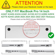 Load image into Gallery viewer, Fintie Case for MacBook Pro 14 Inch A3426 A3427 A3434 A3401 A3185 A3112 A2992 A2918 A2779 A2442 with M5 M4 M3 M2 M1 Chip (2021-2026) - Heavy Duty Rugged Hard Shell Cover, Blue_903
