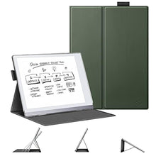 Load image into Gallery viewer, Fintie Folding Case for Remarkable 2 Paper Tablet 10.3 inch (2020 Released) - Premium PU Leather Foldable Stand Cover with Pen Holder (Not Fit Remarkable 1), Alpine Green_1
