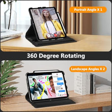 Load image into Gallery viewer, Fintie Rotating Case for iPad (A16) 11th Generation 11 Inch (2025), iPad 10th Generation 10.9 Inch (2022) - [Built-in Pencil Holder] 360 Degree Rotating Protective Stand Cover, Shades of Pink, shadesofpink_816
