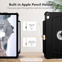 Load image into Gallery viewer, Fintie Rotating Case for iPad (A16) 11th Generation 11 Inch (2025), iPad 10th Generation 10.9 Inch (2022) - [Built-in Pencil Holder] 360 Degree Rotating Protective Stand Cover, Shades of Pink, shadesofpink_817
