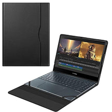 Load image into Gallery viewer, Fintie Sleeve Case for 13.3" ASUS ZenBook Flip 13 UX363JA / ASUS ZenBook Flip S UX371EA / LG Gram 13 13Z970 13Z980 13Z990 - Premium PU Leather Protective Portfolio Book Cover, Black_1
