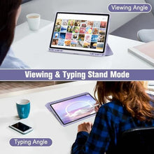 Load image into Gallery viewer, Fintie Slim Case for Samsung Galaxy Tab S10 Plus/ S9 FE Plus, Lilac Marble, lilacmarble_7511
