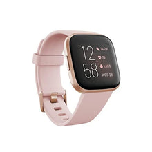 Load image into Gallery viewer, Fitbit Versa 2 Health and Fitness Smartwatch with Heart Rate, Music, Alexa Built-In, Sleep and Swim Tracking, Petal/Copper Rose, One Size (S and L Bands Included), PetalCopperRose_1
