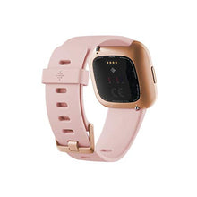 Load image into Gallery viewer, Fitbit Versa 2 Health and Fitness Smartwatch with Heart Rate, Music, Alexa Built-In, Sleep and Swim Tracking, Petal/Copper Rose, One Size (S and L Bands Included), PetalCopperRose_187
