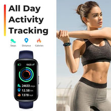 Load image into Gallery viewer, Fitness Tracker Smart Watch, 1.47" Full Touch Health Tracker with 24/7 Heart Rate &amp; Blood Oxygen Monitor, Sleep Tracker, 3ATM Waterproof Step Tracker Activity Tracker for Women Men, Midnight Blue, MidnightBlue_1672
