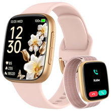 Load image into Gallery viewer, Fitpolo Smart Watch for Women(Make/Answer Call), 1.85" Ultra-HD Display, LightPink_1
