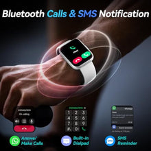 Load image into Gallery viewer, Fitpolo Smart Watches for Men/Women, 1.8'' Alexa Built-in Fitness Tracker Watch with Bluetooth Calls, IP68 Waterproof, Heart Rate/Sleep/SpO2/Stress Monitor, 110 Sport Modes for Android &amp; iPhone, White_3739

