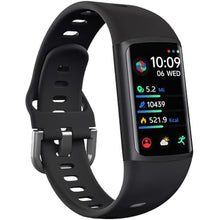 Load image into Gallery viewer, FITVII FINO 2 Slim Fitness Tracker, Smart Watch with Blood Oxygen, Sleep Monitor, 24/7 Heart Rate &amp; Blood Pressure, IP68 Waterproof Health Activity Trackers with Calories Step Counter for Women Men, Black_1
