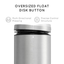 Load image into Gallery viewer, Flendy Electric Salt and Pepper Grinder Set Rechargeable, Automatic Salt and Pepper Grinder Set with Oversized Top Button, Stainless Steel Electric Salt and Pepper Shakers Set, Silver_6010
