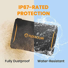 Load image into Gallery viewer, FlexSolar 30W Portable Solar Panel Chargers QC3.0 18W USB-A USB-C Output Foldable Small Power Emergency ETFE Panels IP67 Waterproof Camping Backpacking Hiking for Cell Phone Power Banks Flashlight, EW_270
