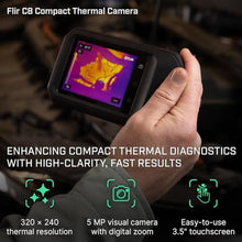 Load image into Gallery viewer, Flir C8 Compact Thermal Imaging Camera, 320x240 MSX, Ignite Cloud, Black_305
