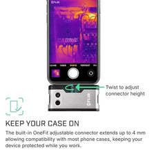 Load image into Gallery viewer, Flir One - Thermal Imaging Camera for iOS Smartphones (iPhone 14 and Older w/Lightning Port), 240x180 Super Resolution (80x60 Native IR), BlackSilver_8106
