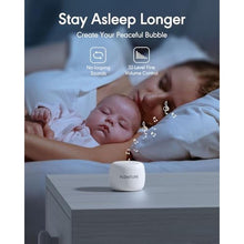 Load image into Gallery viewer, FLOWTUNE Sound Machine White Noise Machine for Baby Adults, 18 Non-looping Sounds, Timer, Memory Function, Portable Sleep Sound Therapy Gift (White)_7318
