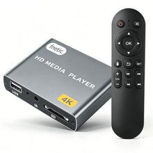 Load image into Gallery viewer, Fneitc 4K Full-HD Media Player with USB/SD Card Slot for TV Digital Signage, Grey_1
