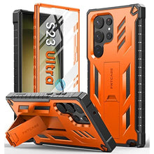 Load image into Gallery viewer, FNTCASE for Samsung Galaxy S23 Ultra Case, Built-in Screen Protector Orange_1

