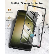 Load image into Gallery viewer, FNTCASE for Samsung Galaxy S23-Ultra Case: Military Grade Drop Proof Protection Mobile Cover with Kickstand | Matte Textured Rugged Shockproof TPU | Protective Sturdy Phone Case - Brown, ZBrown_1630
