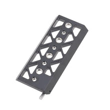 Load image into Gallery viewer, FocusFoto 5" Dovetail Bridge Plate Bottom Tripod Baseplate Lightweight Base Plate Mount for Tilta Standard Camera Cage, Black_1
