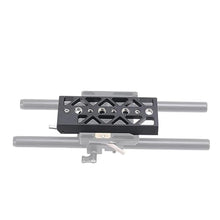 Load image into Gallery viewer, FocusFoto 5" Dovetail Bridge Plate Bottom Tripod Baseplate Lightweight Base Plate Mount for Tilta Standard Camera Cage, Black_8380

