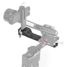 Load image into Gallery viewer, FocusFoto Extension Arm Cross Bar for DJI Ronin RS3 Mini Gimbal Stabilizer, Quick Release Extended Vertical Arm Mount Plate with Longer Gap for Balancing RS 3 Mini with Larger Lens and Camera Cage, black_7459
