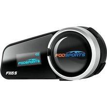 Load image into Gallery viewer, Fodsports FX6S Motorcycle Helmet Bluetooth, 1000M Motorbike Intercom Bluetooth, 6-Way Motorcycle Helmet Communication System/Voice Dial/Universal Pairing/FM Radio(1 Pack), Grey_1
