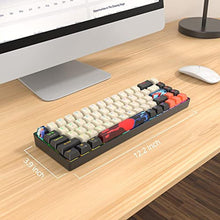 Load image into Gallery viewer, Fogruaden RGB Wired 60% Percent Keyboard Mechanical, 68 Keys Gaming Keyboard 60 Percent with Red Switch, Small Compact Mechanical Keyboard for Win/Mac Laptop PC Gamer (Carbon/68)_1335
