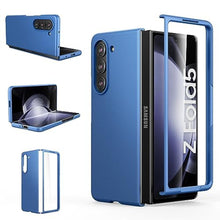 Load image into Gallery viewer, Foluu Slim Fit Case for Samsung Galaxy Z Fold 5 Case, with Front Built-in Screen Protector, Ultra Thin Matte PC Protective Cover for Samsung Galaxy Z Fold5 5G 2023 (Blue), ZFoldBlue_1
